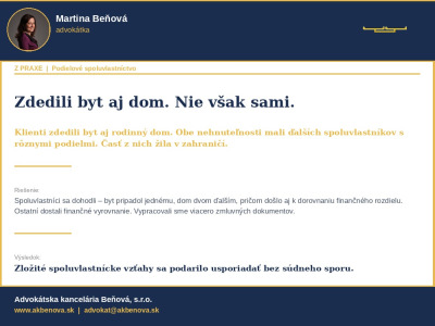 Príklad z praxe - klienti zdedili dom aj byt. Nie však sami.